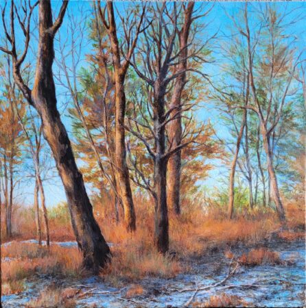 Acrylic on wood cradle board